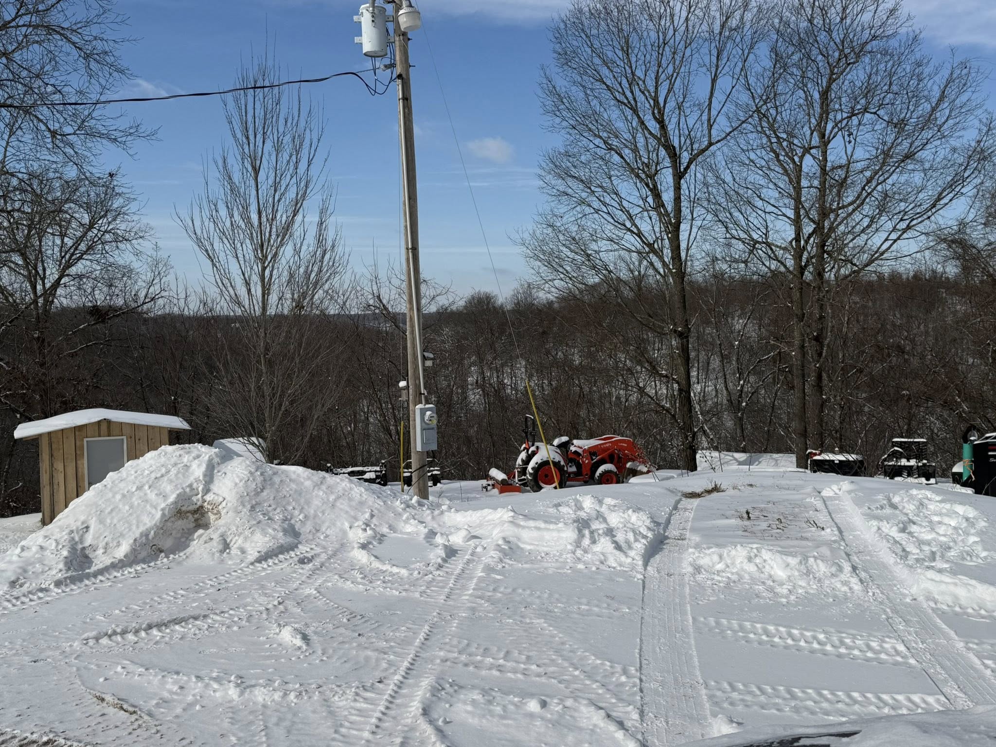 Kubota equipment used for tree service and brush clearing